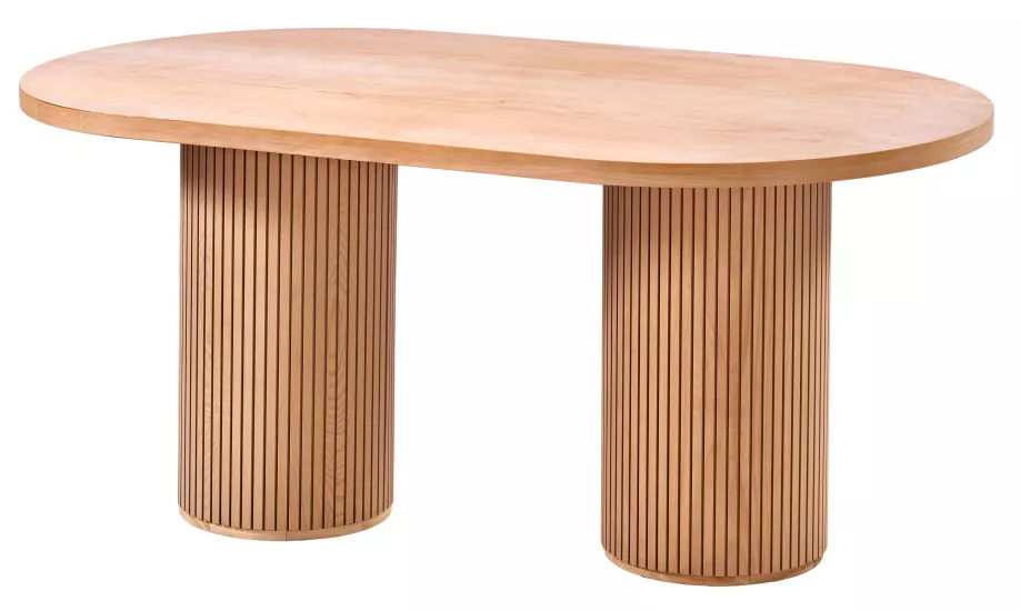 180 LİK ÇİZGİLİ OVAL MASA