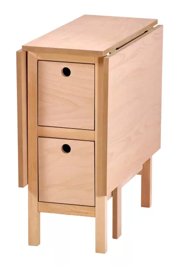 ÇEKMECELİ KATLANIR MASA