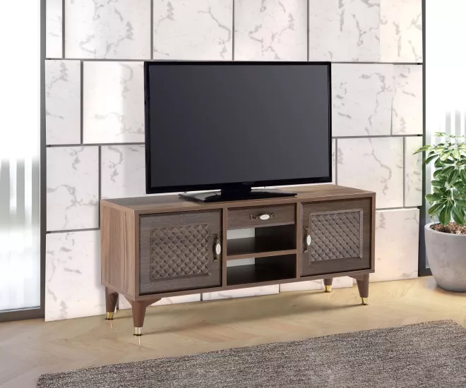 BAKLAVA TV SEHPASI 120 CM CEVİZ