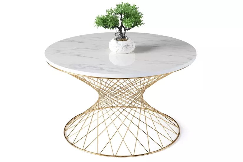 CESTİNO ORTA SEHPA, GOLD MARMO