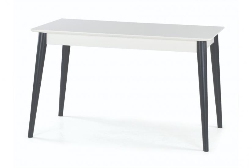 MİLANO MASA VE KAPALI KELEBEK SANDALYE TAKIMI, DİKDÖRTGEN, BEYAZ ANTRASİT, 125X80 (YW3-2584)