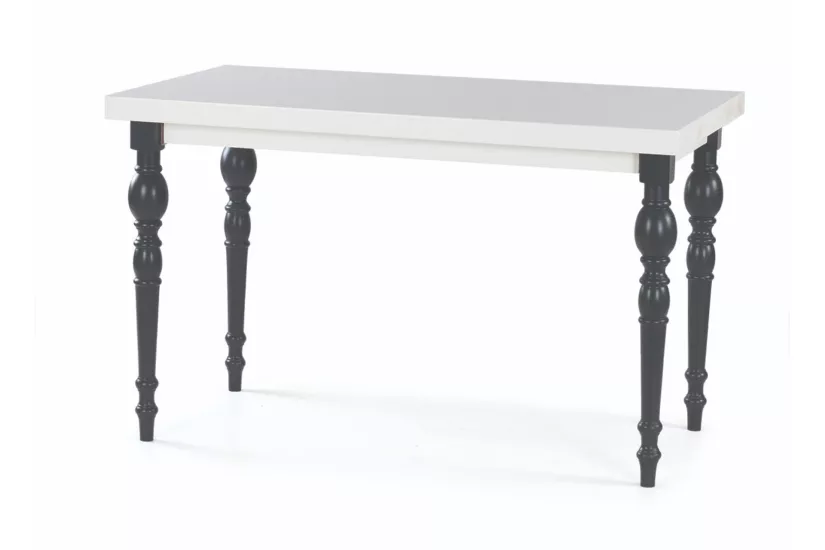 DAMLA MASA, ÇAPRAZ DÖŞEMELİ SANDALYE, BEYAZ ANTRASİT, 125x80