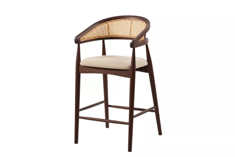 HASIRLI GAZEL BAR SANDALYESİ