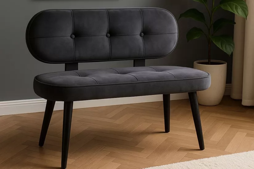 AKDENİZ SIRTLI BANK ANTRASİT