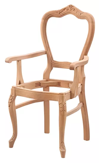 AYAK OYMALI KOLLU SANDALYE