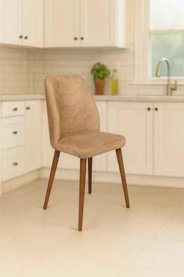 MERİDA SANDALYE ,BEJ,SİYAH