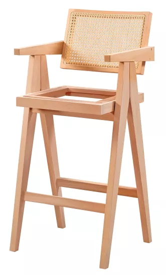 HASIRLI LUNA BAR SANDALYESİ