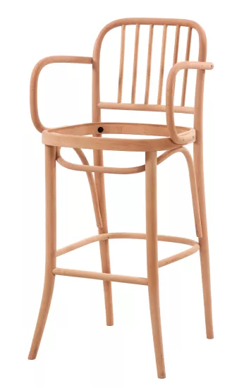 ÇITALI KOLLU DÖŞEMELİ PETEK BAR SANDALYESİ