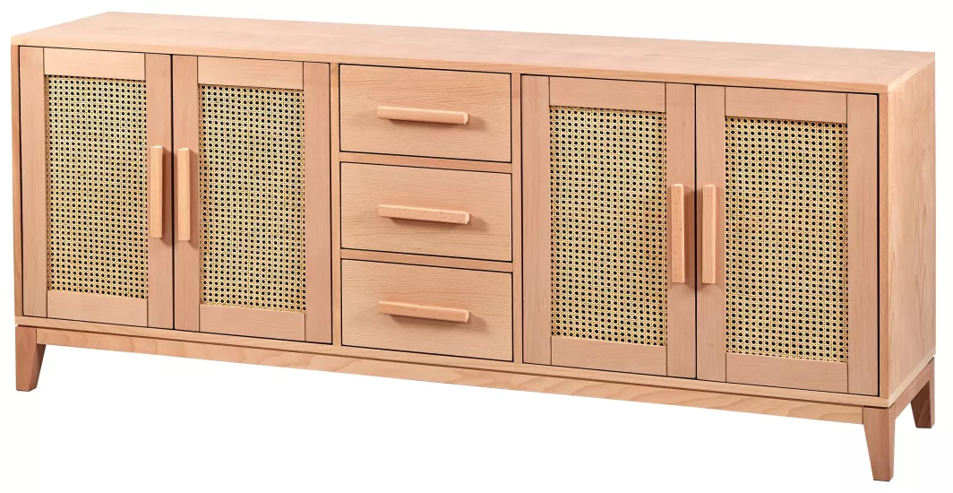 HASIRLI ÇEKMECELİ KONİK KONSOL