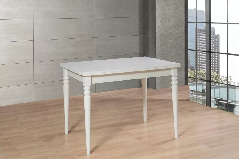 SANDOR MASA, ÇAPRAZ DÖŞEMELİ SANDALYE, BEYAZ KAHVE, 110x70