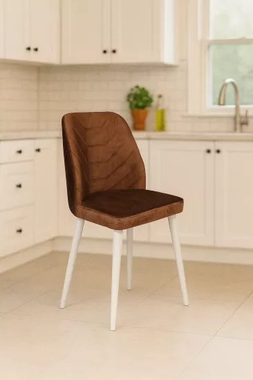 MERİDA SANDALYE ,KİREMİT,BEYAZ