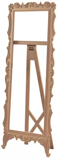 AYAKLI LALE DİKDÖRTGEN BOY AYNA