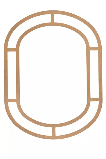 BAMBU KAVİSLİ AYNA