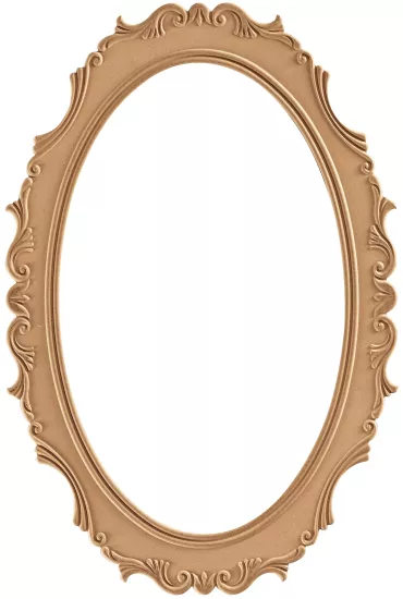 85 LİK OVAL LALE AYNA