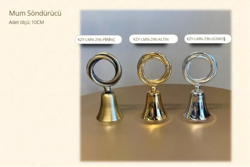 MUM SÖNDÜRÜCÜ - ALTIN - 10 CM