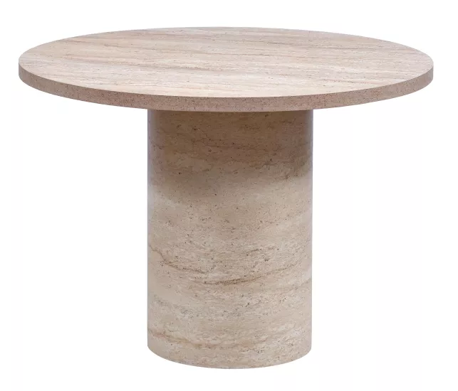 TRAVERTEN 80 LİK SİLİNDİR MASA