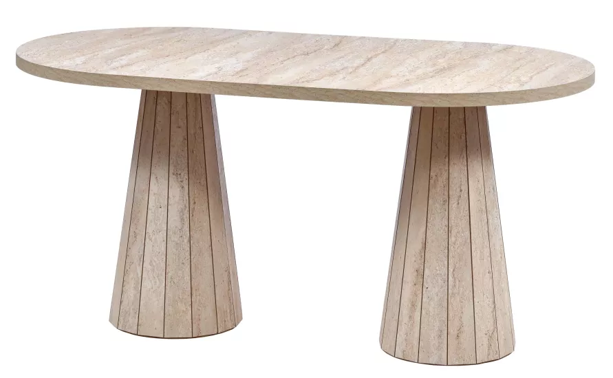 TRAVERTEN 200 LÜK OVAL LİNE MASA