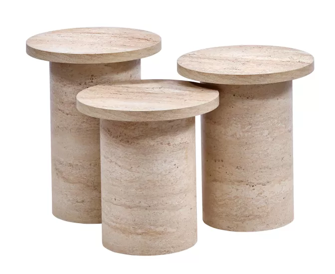 TRAVERTEN SİLİNDİR MANTAR ZİGON