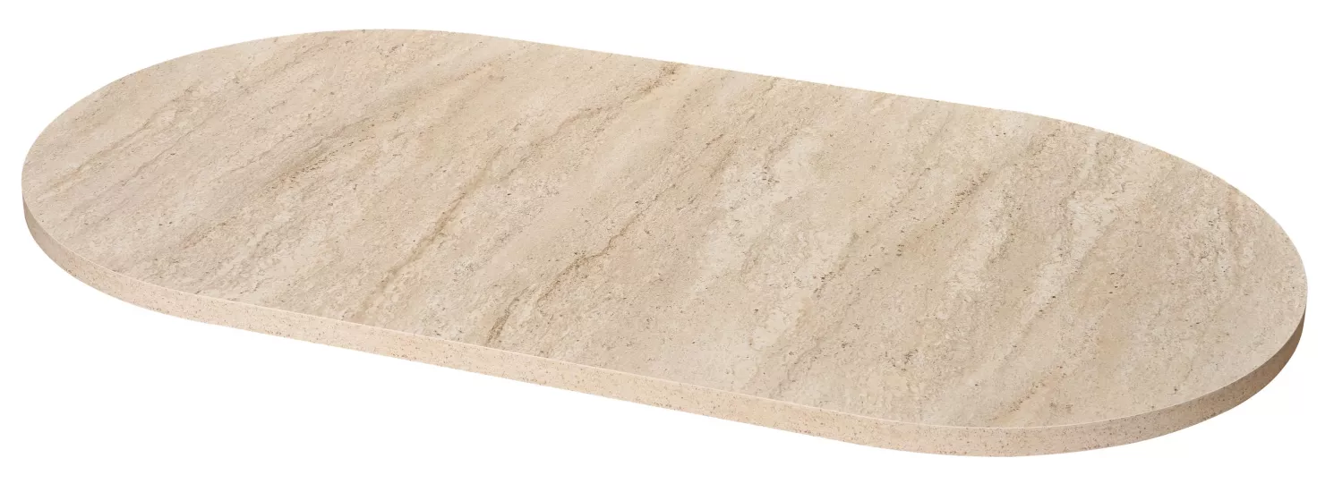 TRAVERTEN 200 LÜK OVAL TABLA