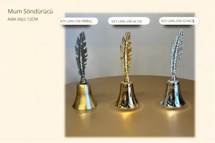 MUM SÖNDÜRÜCÜ - ALTIN - 12 CM