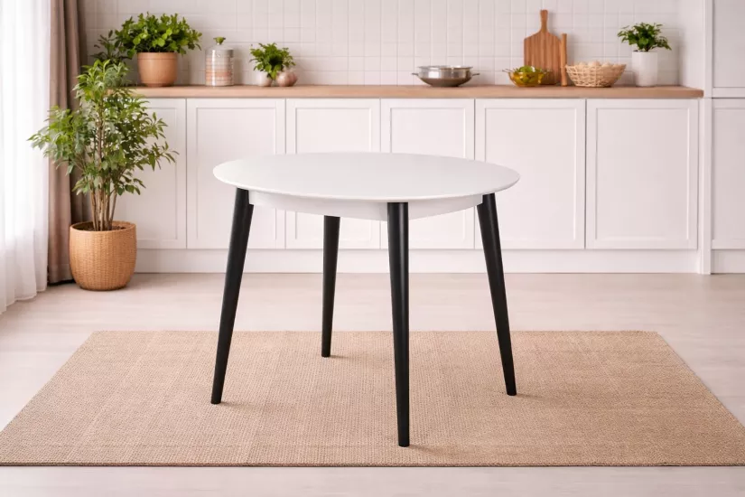 SİENA YUVARLAK MASA, ANTRASİT, 90x90