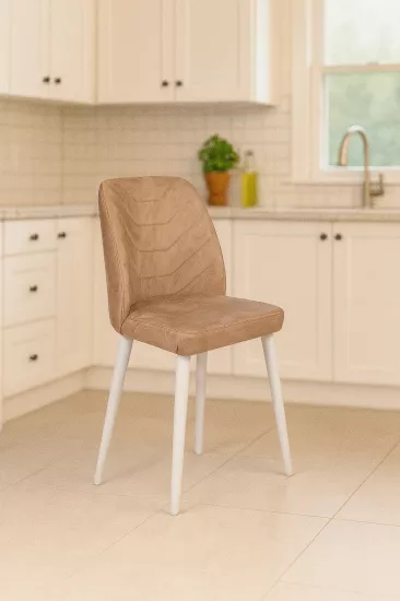 MERİDA SANDALYE ,BEJ,BEYAZ