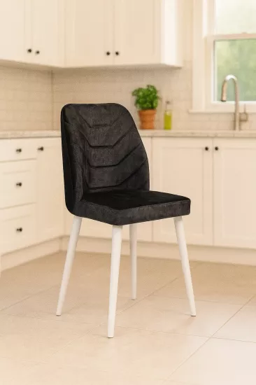 MERİDA SANDALYE ,SİYAH,BEYAZ