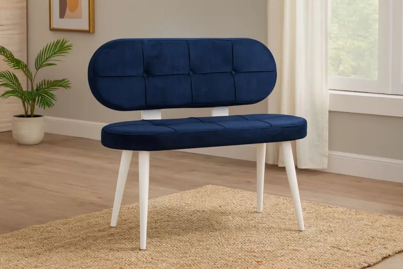 AKDENİZ SIRTLI BANK LACİVERT BEYAZ