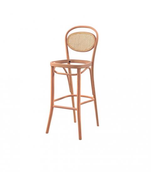 Hasırlı Güneş Döşemeli Bar Sandalye