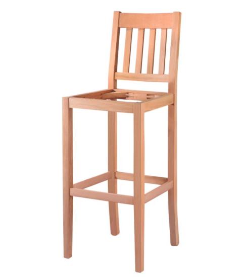 Çıtalı Döşemeli Bar Sandalye