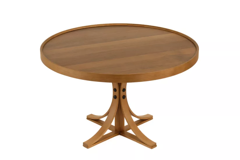 MİLTON ORTA SEHPA TABLALI ÇAP 80CM