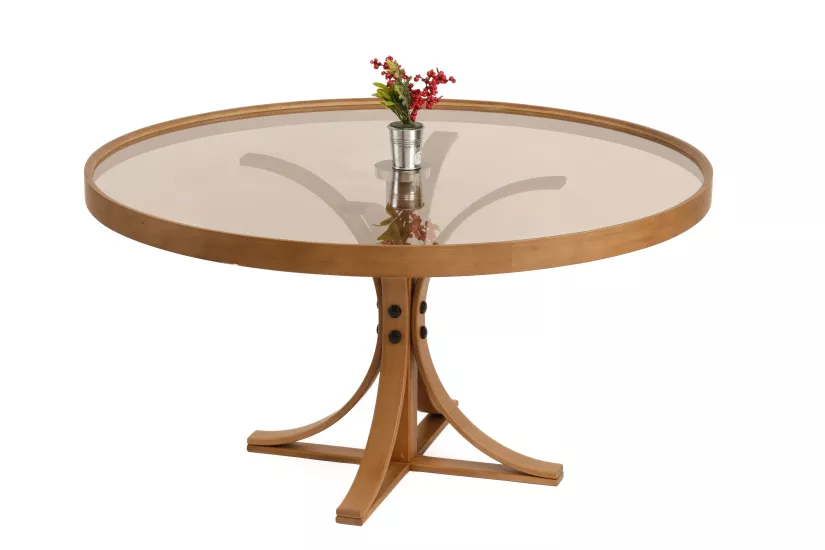 MİLTON ORTA SEHPA CAMLI ÇAP 90CM