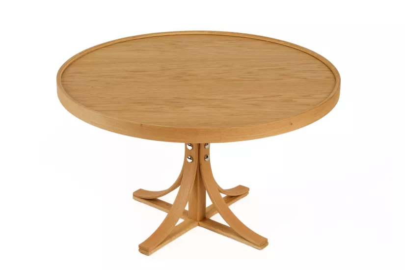 MİLTON ORTA SEHPA TABLALI ÇAP 80CM