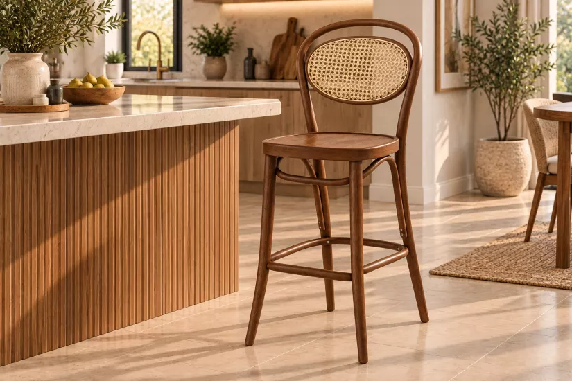 HASIRLI GÜNEŞ BAR SANDALYESİ