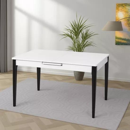 PARİS MASA, ZİON SANDALYE, BEYAZ, SİYAH