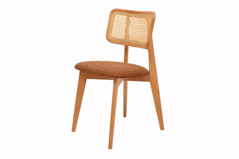 ZİON SANDALYE, NATURAL, KAHVE