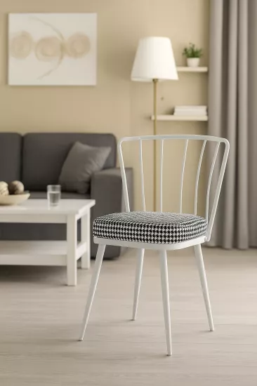 AY SANDALYE, KAZAYAĞI, BEYAZ