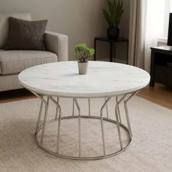 VAZO ORTA SEHPA, KROM AYAK, MARMO