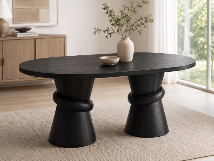 200 LÜK PİTON OVAL MASA
