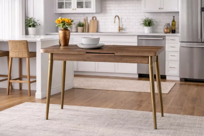 AY MASA, CEVİZ, 120x70