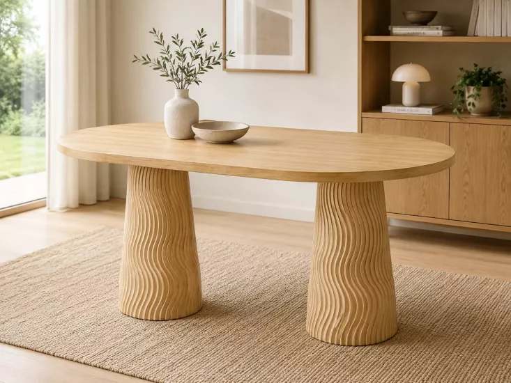 200 LÜK ZİKZAK OVAL MASA