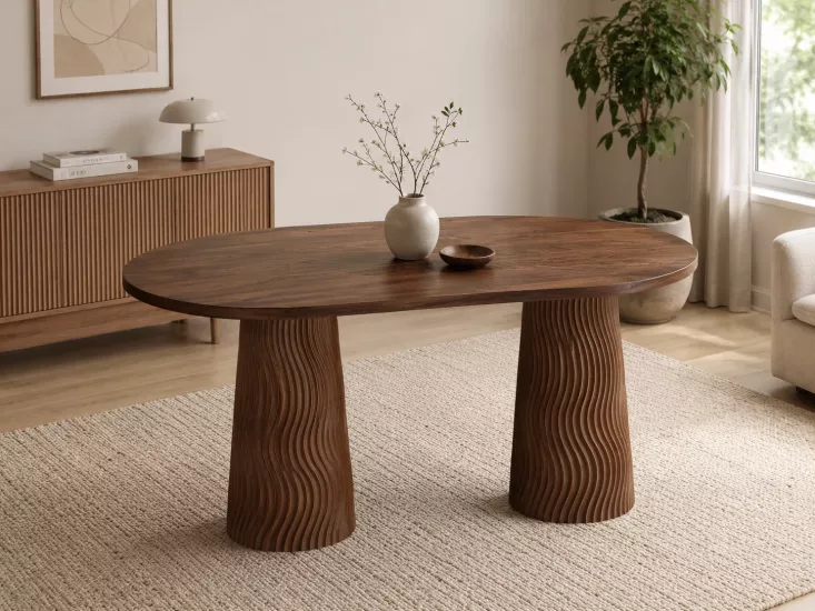 180 LİK ZİKZAK OVAL MASA