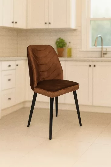 MERİDA SANDALYE ,KİREMİT,SİYAH