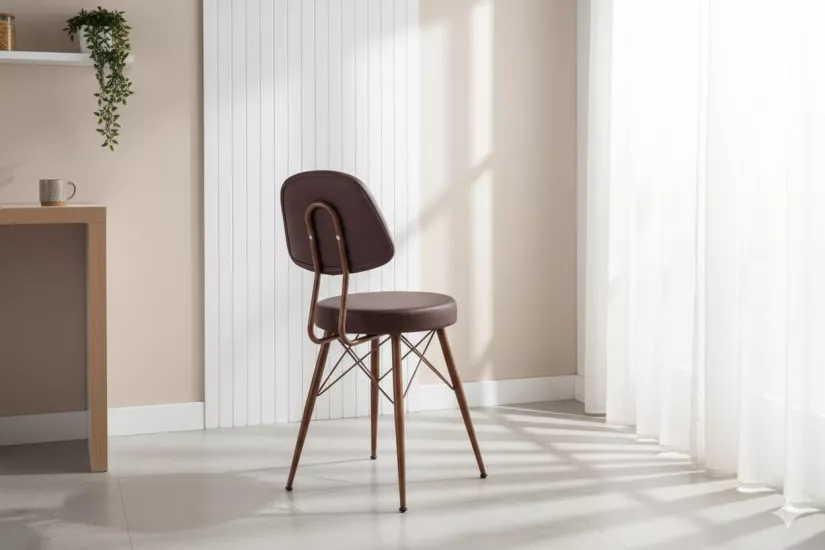 EYFEL SANDALYE, CEVİZ KAHVE