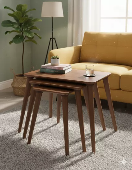 ADA ZİGON SEHPA, CEVİZ