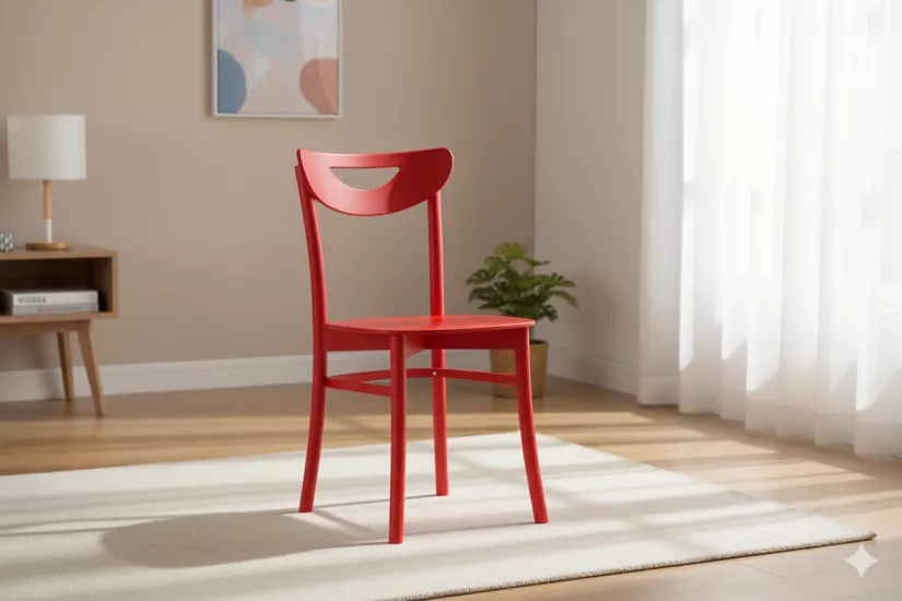 ALMAN SANDALYE, KIRMIZI