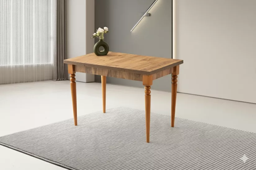 SANDOR MASA, ÇAPRAZ DÖŞEMELİ SANDALYE, DIŞBUDAK LACİVERT, 110x70