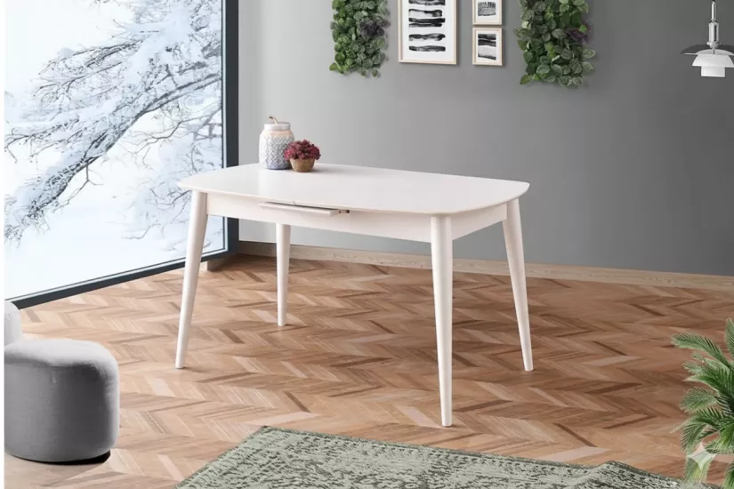 ESSEN MUTFAK MASASI, BEYAZ, 130x80