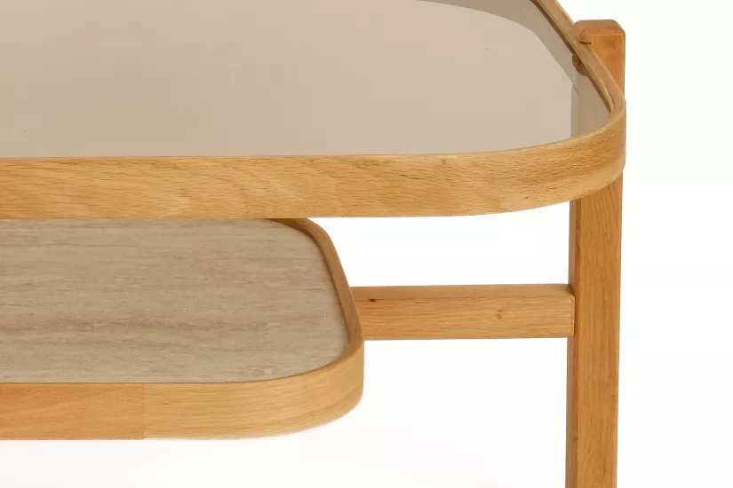 GLORİA ORTA SEHPA CAMLI