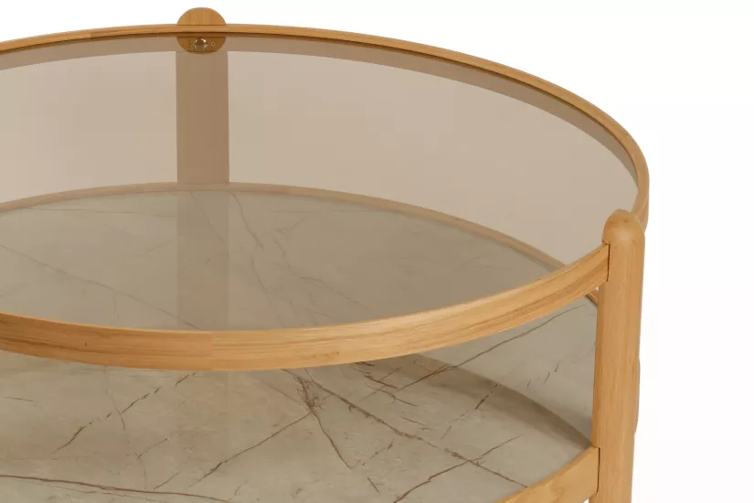 SWİNG ORTA SEHPA CAMLI